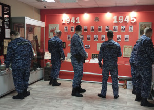 Сотрудники ОВО по Сосновскому району-филиала ФГКУ "ОВО ВНГ России по Тамбовской области" посетили наш музей
