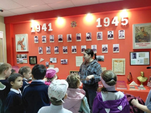 В музее прошла тематическая экскурсия "Сосновцы в годы Великой Отечественной войны"