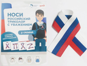 Носи Российский триколор с уважением!